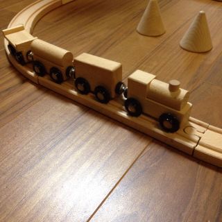 ムジルシリョウヒン(MUJI (無印良品))の無印良品 木製おもちゃ(電車セット)(知育玩具)