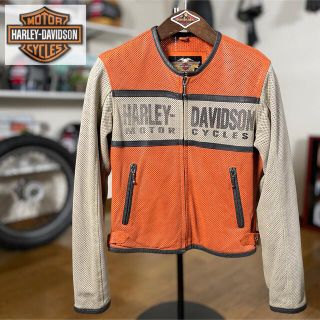 ハーレーダビッドソン(Harley Davidson)の☆Harley-Davidson  レディース パンチングレザージャケット/M(装備/装具)