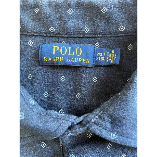 POLO RALPH LAUREN(ポロラルフローレン)の古着　ビックサイズ　3XLT 3TGL ポロラルフローレン 半袖　ポロシャツ　 メンズのトップス(ポロシャツ)の商品写真