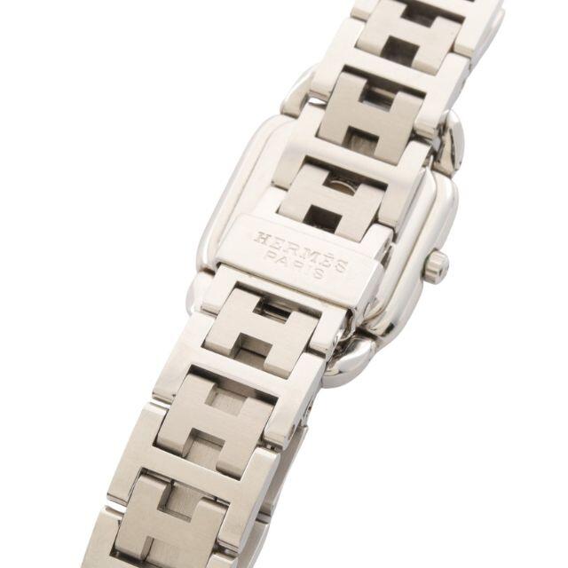 Hermes(エルメス)の【売約済】ラリー レディース 腕時計 クオーツ SS シルバー ホワイト文字盤 レディースのファッション小物(腕時計)の商品写真