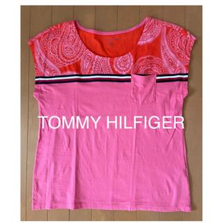 トミーヒルフィガー(TOMMY HILFIGER)の本日限定お値下げ❣️✨TOMMYHILFIGER  Tシャツ レディースM✨(Tシャツ(半袖/袖なし))
