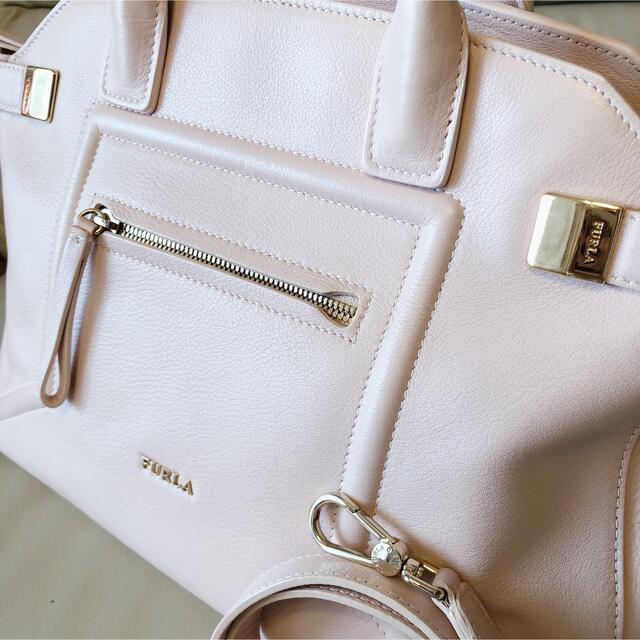 Furla - 値下げ☆FURLA ハンドバッグ ショルダーストラップ付の通販 by