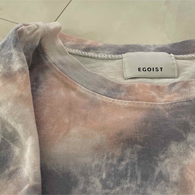 EGOIST(エゴイスト)のEGOIST ＊ タイダイ柄 Tシャツ 美品 レディースのトップス(Tシャツ(半袖/袖なし))の商品写真