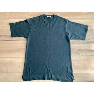 Dcollection サマーニット（半袖）Mサイズ　ブルーグリーン(Tシャツ/カットソー(半袖/袖なし))