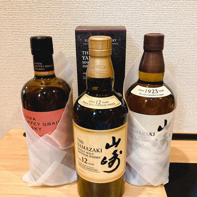 3本セット 山崎12年 箱付き 山崎 ニッカ カフェグレーン 新品未開封