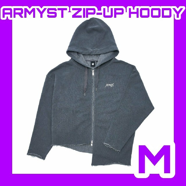 BTS ジョングク ARMYST ZIP-UP HOODY パーカー グク M | フリマアプリ ラクマ