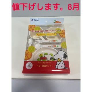 リッチェル(Richell)の離乳食食器セット　ベビー食器セット　スヌーピー(離乳食器セット)