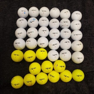 ホンマゴルフ(本間ゴルフ)のホンマ　本間　TW-X ホワイト　ロストボール　39個　練習用　ゴルフボール(その他)