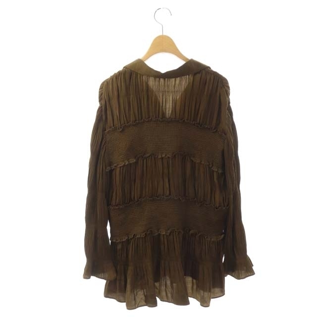 Ameri VINTAGE(アメリヴィンテージ)のアメリヴィンテージ 20AW SHIRRING PLEATS BLOUSE レディースのトップス(シャツ/ブラウス(長袖/七分))の商品写真