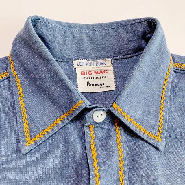 Levi's - ☆良品 ビッグマック BIGMAC 60s 刺繍 シャンブレー Levi's - ☆良品 ビッグマック BIGMAC 60s 刺繍 シャンブレー