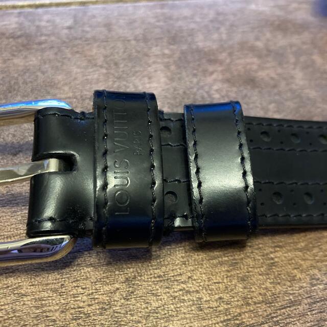 LOUIS VUITTON ルイヴィトン レザーベルト スーツ 黒 black - ベルト