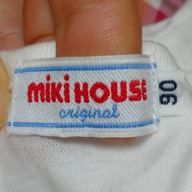 mikihouse(ミキハウス)の[古着][90cm][miki house] シャツ キッズ/ベビー/マタニティのキッズ服女の子用(90cm~)(Tシャツ/カットソー)の商品写真