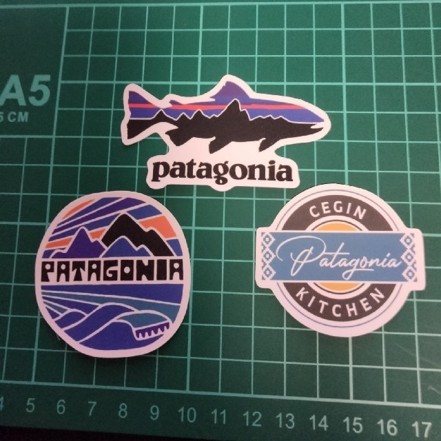 patagonia(パタゴニア)のパタゴニアステッカー３点 自動車/バイクのバイク(ステッカー)の商品写真