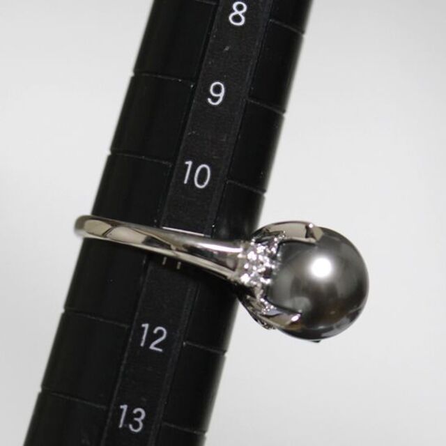 TASAKI(タサキ)のタサキ 田崎真珠 TASAKI パール 11mm ダイヤ リング 11号 レディースのアクセサリー(リング(指輪))の商品写真