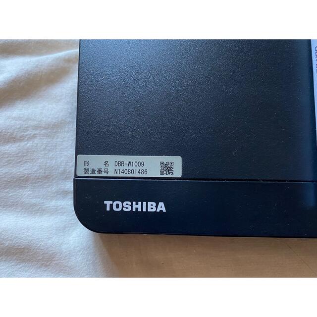 TOSHIBA 東芝REGZA レグザブルーレイレコーダー　DBR-W1009 2