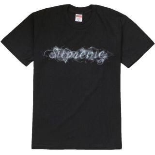 シュプリーム(Supreme)の新品未使用　supreme 19fw smoke tee エルサイズ　ブラック(Tシャツ/カットソー(半袖/袖なし))