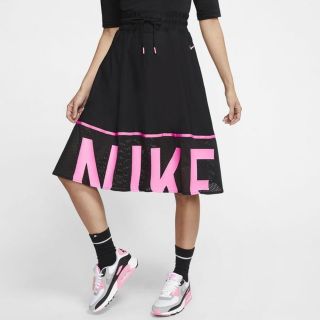 ナイキ(NIKE)のNIKE AS W NSW SKIRT MESH ウィメンズ メッシュ スカート(ひざ丈スカート)