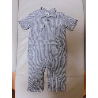 ベビーギャップ(babyGAP)のbabygap デニムつなぎ(ロンパース)