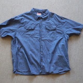 ラングラー(Wrangler)の大きいサイズ アメリカ古着 Wrangler半袖デニムシャツ 3XL(シャツ)