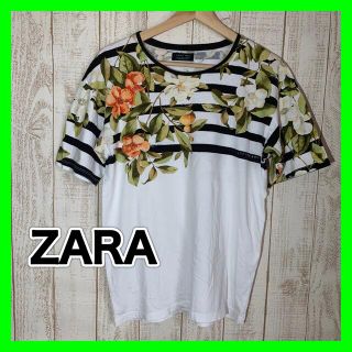 ザラ(ZARA)の【ZARA MAN】ザラ　花柄Tシャツ(Tシャツ/カットソー(半袖/袖なし))