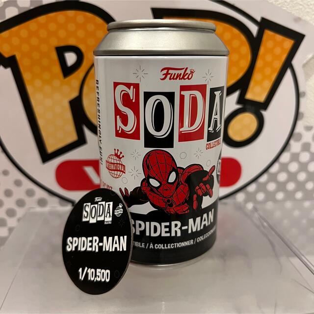 MARVEL(マーベル)のFUNKO POP! Funko SODA スパイダーマン　アップグレードスーツ エンタメ/ホビーのフィギュア(アメコミ)の商品写真