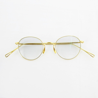 アヤメ(Ayame)のアヤメ 眼鏡 サングラス MANRAY マンレイ 46口21 チタン ゴールド (サングラス/メガネ)