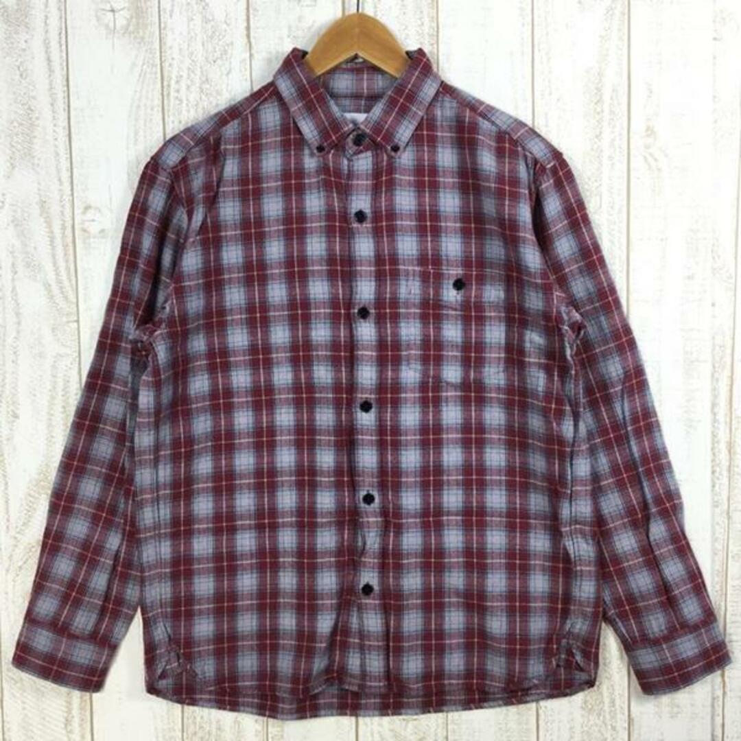 MENs L  ノースフェイス ウール プラッド シャツ WOOL PLAID