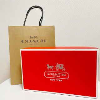 コーチ(COACH)のコーチ　coach 長財布　ラッピング　ショップバッグ　ギフトボックス(ショップ袋)