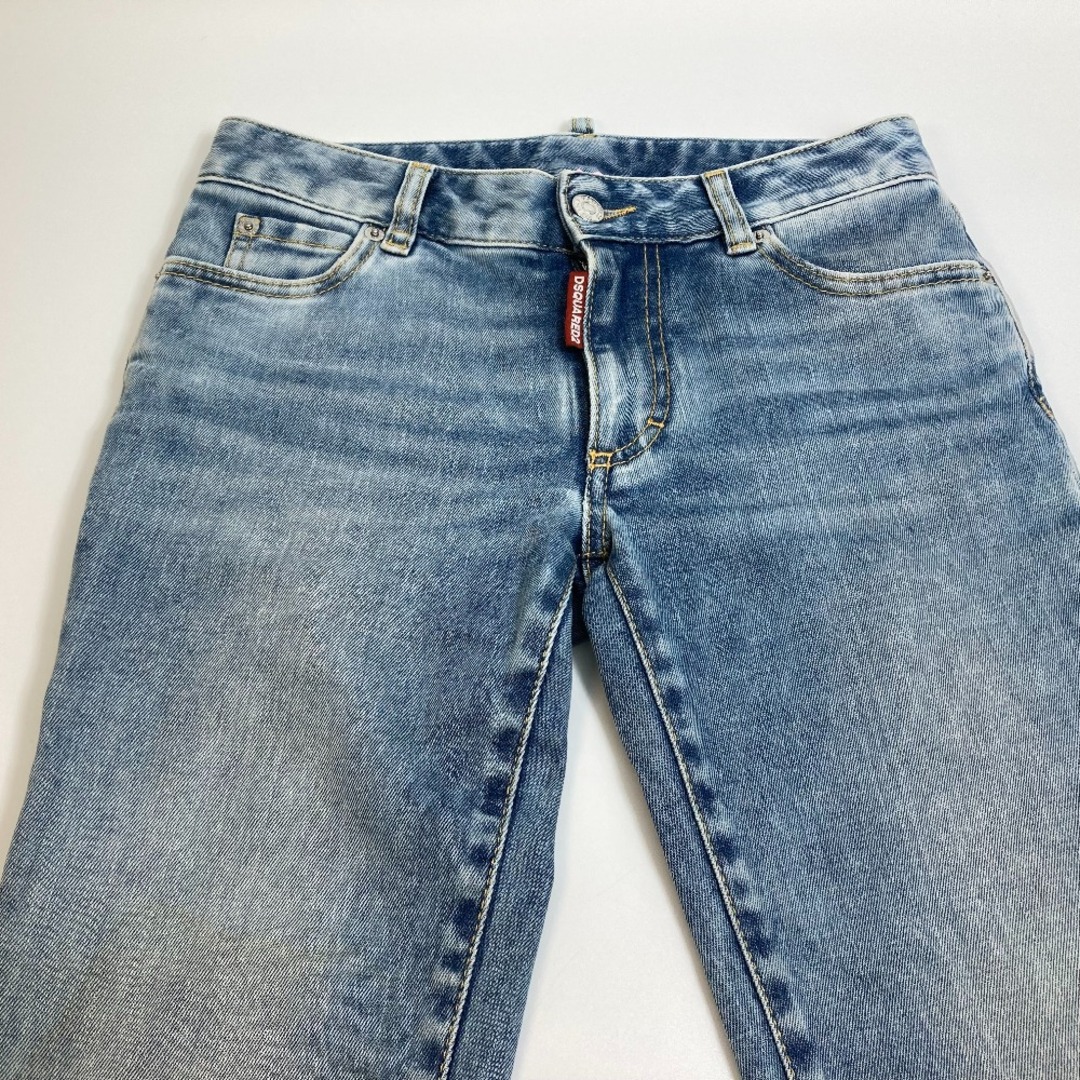 ディースクエアード DSQUARED2 CROPPED TWIGGY JEAN-ミディアムウエストツィッギージーン S75LB0611 アパレル ジーンズ デニムパンツ デニム ブルー 2