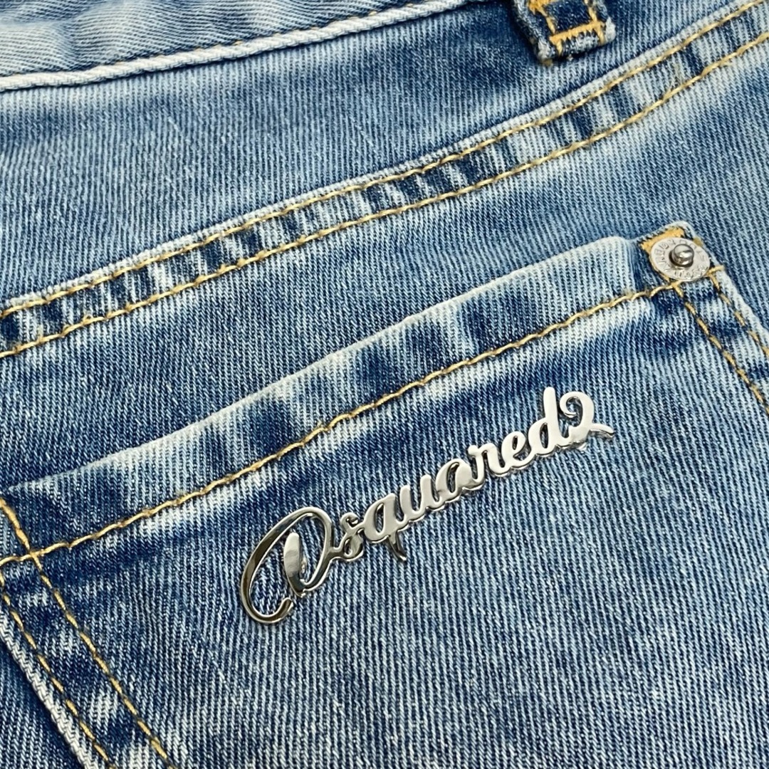 ディースクエアード DSQUARED2 CROPPED TWIGGY JEAN-ミディアムウエストツィッギージーン S75LB0611 アパレル ジーンズ デニムパンツ デニム ブルー 7