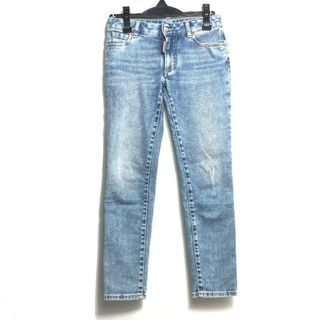 ディースクエアード(DSQUARED2)のディースクエアード DSQUARED2 CROPPED TWIGGY JEAN-ミディアムウエストツィッギージーン S75LB0611 アパレル ジーンズ デニムパンツ デニム ブルー(デニム/ジーンズ)