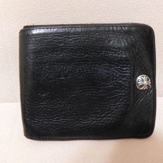 クロムハーツ(Chrome Hearts)の【鑑定済】⭐️クロムハーツ   1スナップクロスボタンウォレット 財布  (折り財布)