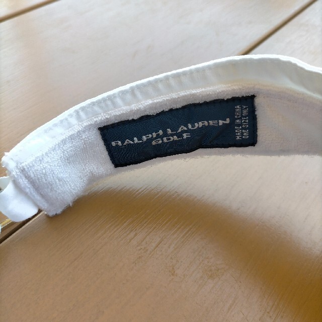 Ralph Lauren(ラルフローレン)のラルフローレンゴルフサンバイザー レディースの帽子(キャップ)の商品写真