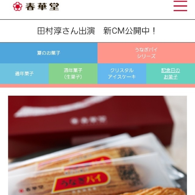 春華堂　うなぎパイ　9枚 食品/飲料/酒の食品(菓子/デザート)の商品写真