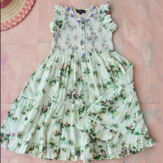 SOOR PLOOM(ソーアプルーム)のbonjour diary Ibiza Dress  6Y キッズ/ベビー/マタニティのキッズ服女の子用(90cm~)(ワンピース)の商品写真