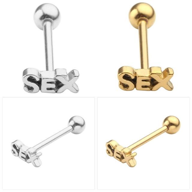 舌ピアス ボディピアス sex レディースのアクセサリー(ピアス)の商品写真