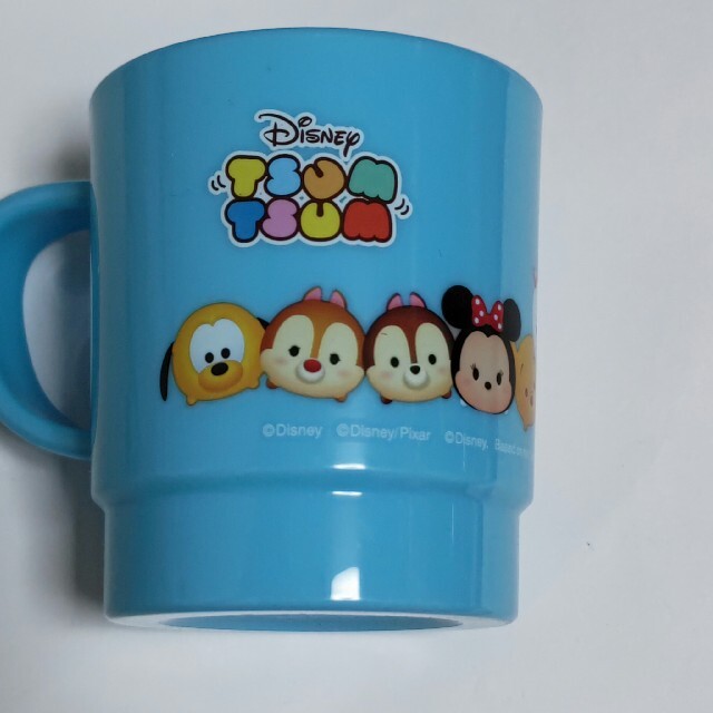 Disney(ディズニー)のディズニー❇️TSUM TSUM❇️ツムツム❇️スタッキング コップ(水色) インテリア/住まい/日用品のキッチン/食器(グラス/カップ)の商品写真