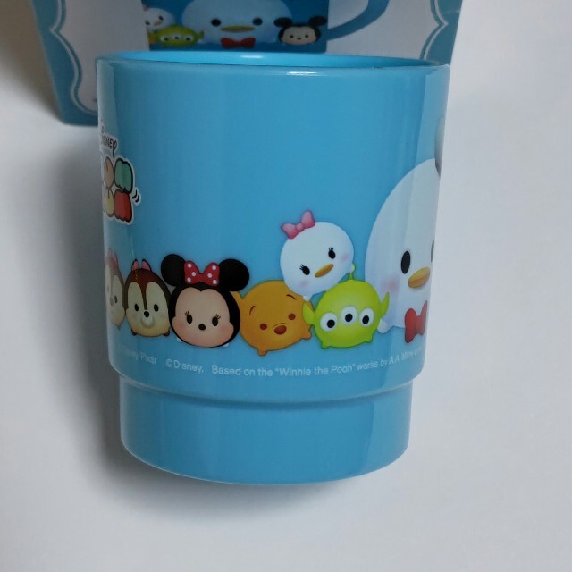 Disney(ディズニー)のディズニー❇️TSUM TSUM❇️ツムツム❇️スタッキング コップ(水色) インテリア/住まい/日用品のキッチン/食器(グラス/カップ)の商品写真