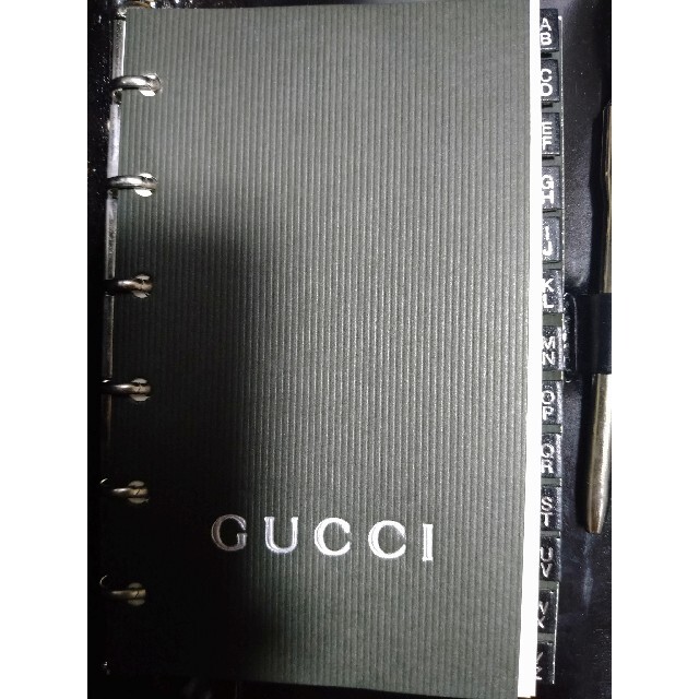 Gucci(グッチ)の訳あり　GUCCI手帳　未使用品　擦れ跡あり インテリア/住まい/日用品の文房具(カレンダー/スケジュール)の商品写真