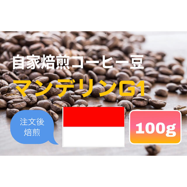 スーパーセール 自家焙煎 コーヒー豆 インドネシア マンデリンG1 300g