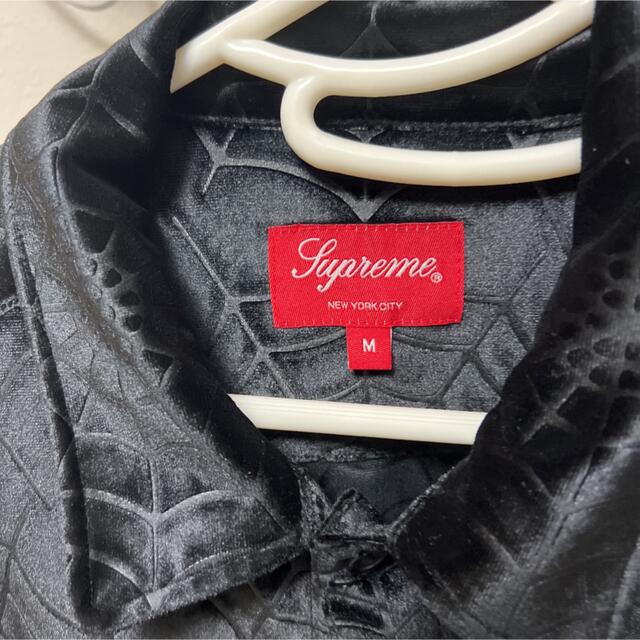 Supreme(シュプリーム)のSupreme Spider Web Velvet Shirt メンズのトップス(シャツ)の商品写真