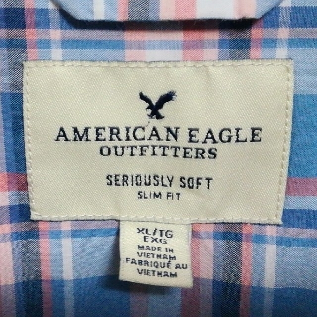 American Eagle(アメリカンイーグル)のAMERICAN EAGLE　BDシャツ　メンズXL メンズのトップス(シャツ)の商品写真