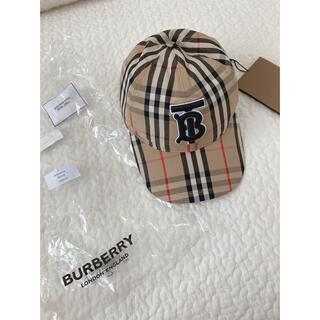 バーバリー(BURBERRY)の今期未使用タグ付　burberry バーバリー　ベースボールキャップ　帽子(キャップ)