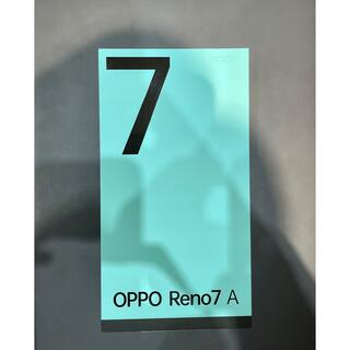 【新品未開封】OPPO Reno7 A  スターリーブラック