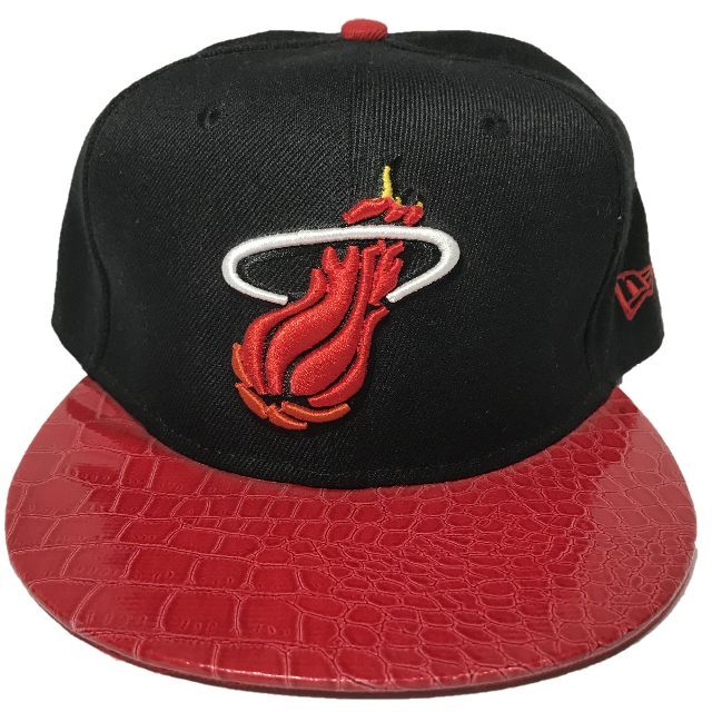 NEW ERA - ニューエラ NBA マイアミ ヒート バイザーデザイン スナップ