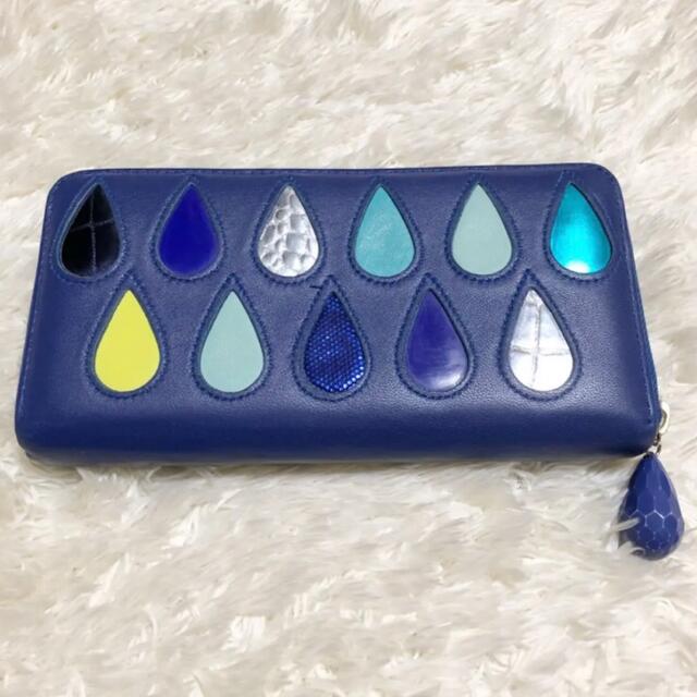 ベンチ 収納付 美品✨ ツモリチサト ラウンドファスナー 長財布