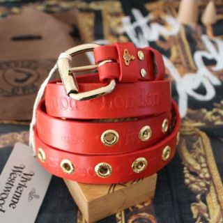 ヴィヴィアンウエストウッド(Vivienne Westwood)の新品　ヴィヴィアン　 CAROLINA BELT  2020SS　レッド(ベルト)