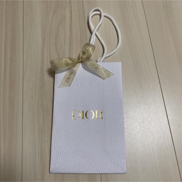 Dior(ディオール)のDior ディオール ショップ袋（ショッパー）限定リボン付 2枚セット レディースのバッグ(ショップ袋)の商品写真