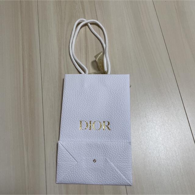 Dior(ディオール)のDior ディオール ショップ袋（ショッパー）限定リボン付 2枚セット レディースのバッグ(ショップ袋)の商品写真