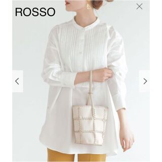 ROSSO ピンタックチュニックシャツ(シャツ/ブラウス(長袖/七分))